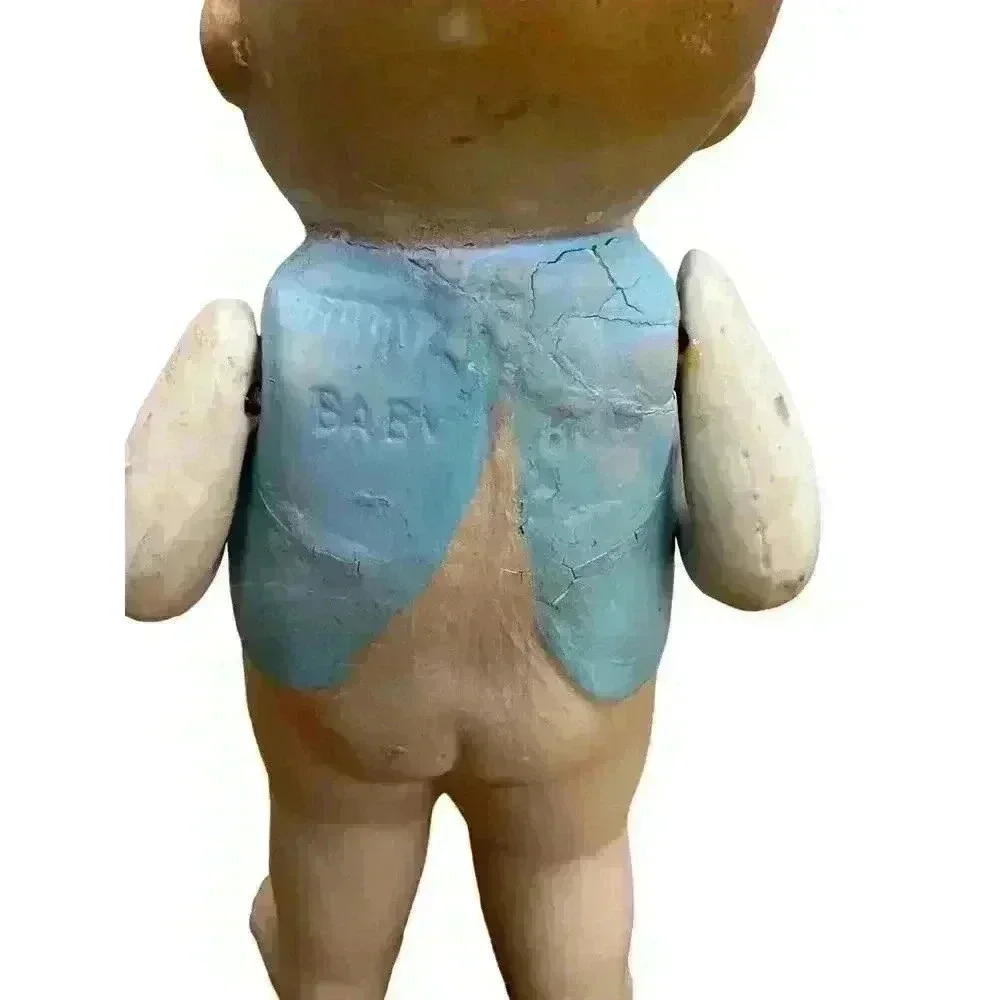 Antique 5” German All Bisque Baby Bud Doll Closed Mouth